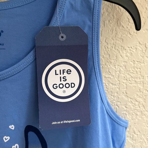 Women's Life is Good Kauai, HI Sea Turtle High-Low Crusher Tank, Size M,… - Picture 12 of 15